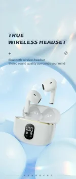 X87 Bluetooth Earbuds – Wireless Stereo, Noise-Cancelling, LED Display & Touch Control - Image 9