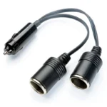 Universal Dual Port Car Cigarette Lighter Splitter Female So - Image 2