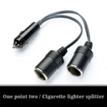 Universal Dual Port Car Cigarette Lighter Splitter Female So - Image 11