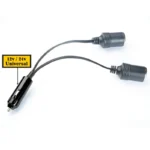 Universal Dual Port Car Cigarette Lighter Splitter Female So - Image 13