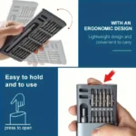 25 in 1 mini screwdriver set, flat head and cross shaped sma - Image 8