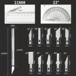 13pcs Metal Carving Knife Pen Art Seal Cutting Manual Combin - Image 3