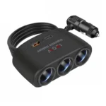3 in 1 Dual USB Socket 120W Car Cigarette Lighter Splitter 1 - Image 13