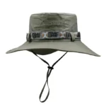 Summer Men Bucket Hat Outdoor UV Protection Wide Brim Panama - Image 10