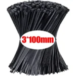 1000/100Pcs Nylon Cable Ties Self-locking Cord Ties Straps A - Image 12