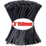 1000/100Pcs Nylon Cable Ties Self-locking Cord Ties Straps A - Image 10