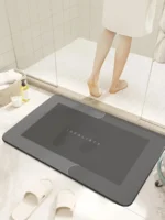 Diatomaceous Earth Bath Mat Super Absorbent Non Slip Fast Dr - Image 19