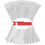 1000/100Pcs Nylon Cable Ties Self-locking Cord Ties Straps A - Image 11