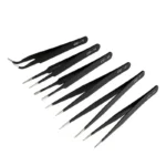 6pcs Precision Long Tweezers Set ESD Anti-Static Stainless S - Image 7