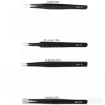 Anti-Static Stainless Steel Tweezers Set, Precision Industri - Image 3