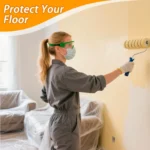Pre-Taped Masking Film Protection PE Covering Cloth Tape for - Image 4