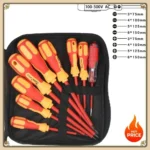 High Safety Magnetic Insulated Screwdriver Set Cross Flat Mu
