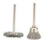9Pcs/set Steel Wire Brush For Dremel Rotary Tool Paint Rust - Image 2