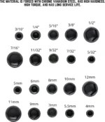 9pcs/set 5mm-13mm Hex Sockets Sleeve Nozzles Nut Driver Set - Image 3
