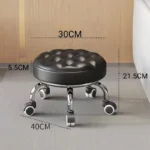Caster Wheel Stool, Household Mobile Stool with Wheels, Chil - Image 11