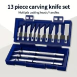 13pcs Metal Carving Knife Pen Art Seal Cutting Manual Combin