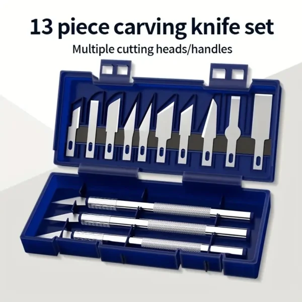 13pcs Metal Carving Knife Pen Art Seal Cutting Manual Combin