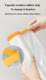 Pre-Taped Masking Film Protection PE Covering Cloth Tape for - Image 25