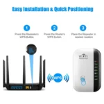 300Mbps WIFI Repeater Remote Wi-Fi Amplifier 802.11N WiFi Si - Image 5
