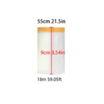 Pre-Taped Masking Film Protection PE Covering Cloth Tape for - Image 11