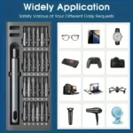 25 in 1 mini screwdriver set, flat head and cross shaped sma - Image 10