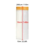 Pre-Taped Masking Film Protection PE Covering Cloth Tape for - Image 14