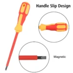 High Safety Magnetic Insulated Screwdriver Set Cross Flat Mu - Image 5