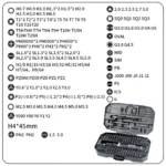Precision Screwdriver Set, Laptop Tool Kit, 152/25 in 1 Prof - Image 15