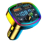 Car Bluetooth 5.0 FM Transmitter Wireless Adapter Mic Audio - Image 7