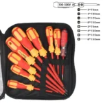 High Safety Magnetic Insulated Screwdriver Set Cross Flat Mu - Image 7
