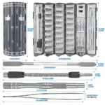 128‑in‑1 Magnetic Precision Screwdriver Set Multifunctional - Image 3