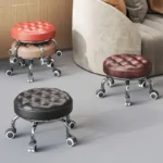 Caster Wheel Stool, Household Mobile Stool with Wheels, Chil - Image 9