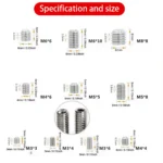 360-piece stainless steel headless hex socket screw set - M3 - Image 13
