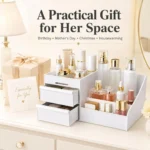 1pc White New Drawer Makeup Storage Box Dormitory Finishing - Image 6