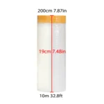 Pre-Taped Masking Film Protection PE Covering Cloth Tape for - Image 13