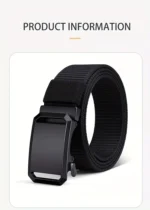 Automatic Buckle Belt, Canvas Tactical Workwear Casual Outdo - Image 18