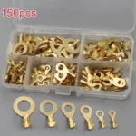 150pcs/set Round Terminal Block DJ431 O-type Lugs Terminals - Image 2