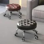 Caster Wheel Stool, Household Mobile Stool with Wheels, Chil - Image 3
