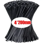 1000/100Pcs Nylon Cable Ties Self-locking Cord Ties Straps A - Image 9