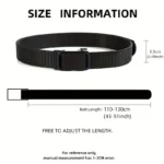 Automatic Buckle Belt, Canvas Tactical Workwear Casual Outdo - Image 19