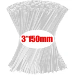 1000/100Pcs Nylon Cable Ties Self-locking Cord Ties Straps A - Image 8