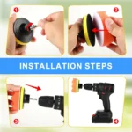 47pcs 75mm Polishing Attachment, Battery Screwdriver,Polishi - Image 5