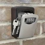 1pc Bnation Ultra-Secure Flip-Top Key Safe - Metal & Pla