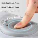 Inflatable Foot Rest Pillow for Travel, Portable Under Seat - Image 18