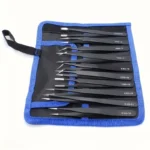 Anti-Static Stainless Steel Tweezers Set, Precision Industri
