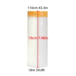 Pre-Taped Masking Film Protection PE Covering Cloth Tape for - Image 12