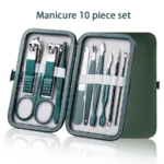 Professional 7/10/12/18 Piece Nail Care Kit Stainless Steel - Image 10
