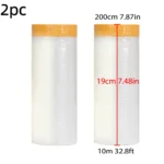 Pre-Taped Masking Film Protection PE Covering Cloth Tape for - Image 9