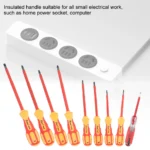 High Safety Magnetic Insulated Screwdriver Set Cross Flat Mu - Image 4