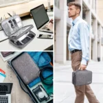 Three Layer Digital Storage Bag Multi-functional Cable Stora - Image 6